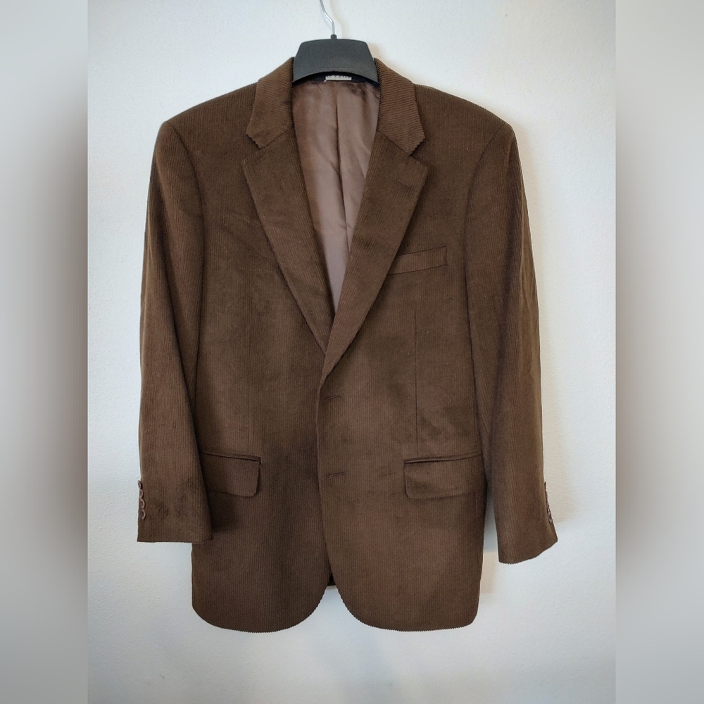 Men's Jos A Bank Brown Corduroy Blazer size  41R